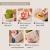 Silicone speelkubus - Peek & play silicone cube  (Geboortelijst Billie B.)